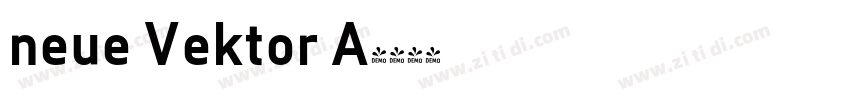 neue Vektor A字体转换